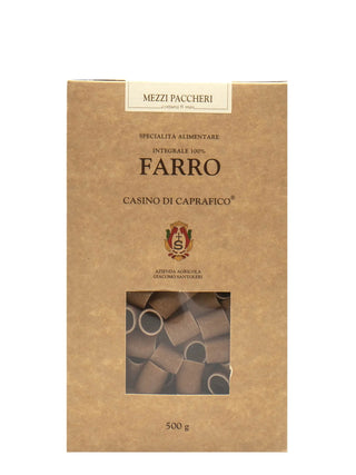 Speciality Pasta Casino di Caprafico - Mezzi Paccheri  Farro