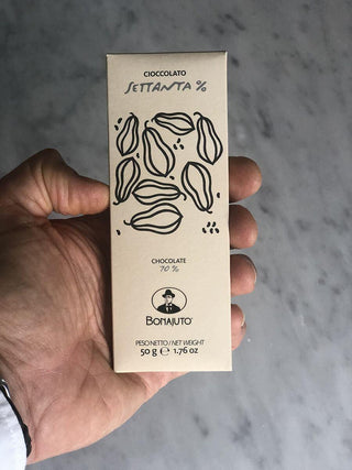 Italian Chocolate - Bonajuto 70% Dark Chocolate. - Sitalia Deli