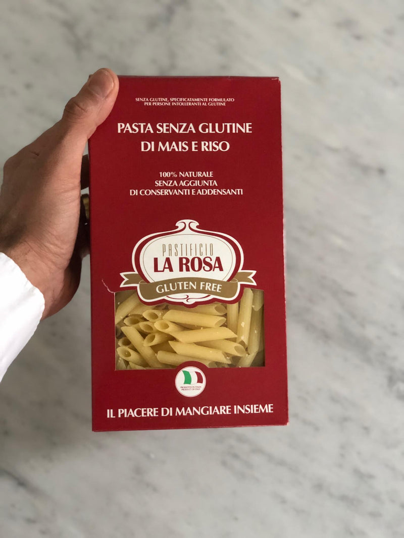 Gluten Free Pasta La Rosa - Corn & Rice Pasta -  Penne