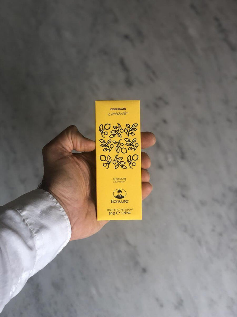 Italian Chocolate - Bonajuto Lemon flavour. - Sitalia Deli
