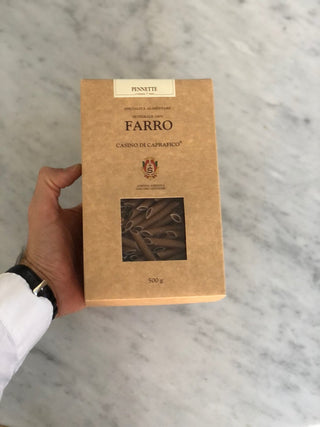 penne pasta Farro grain