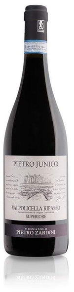 Zardini Valpolicella Ripasso Classico Superiore wine standing over white background